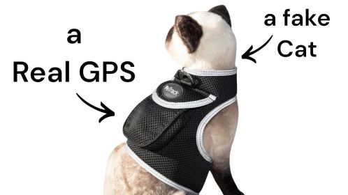 Pet Tracker Realtime GPS Tracking Collars Rechargeable Pet Location Finder Size:L